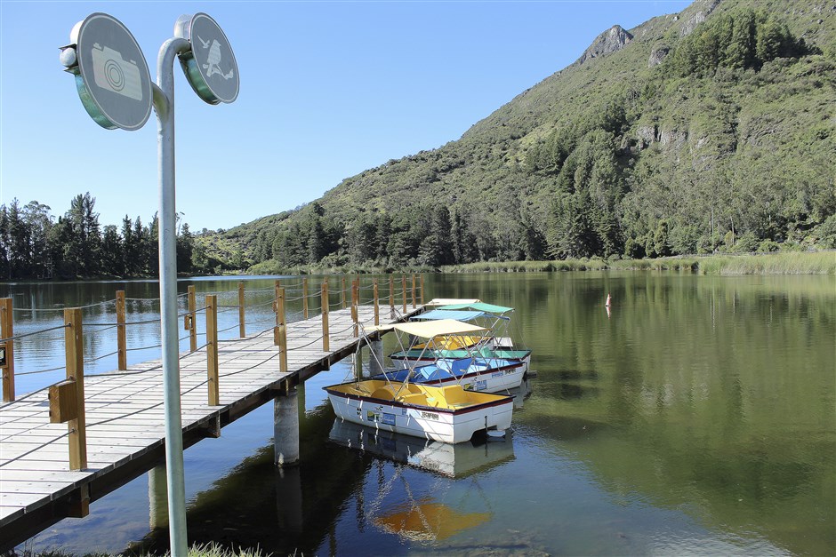 Botes en Laguna de Busa